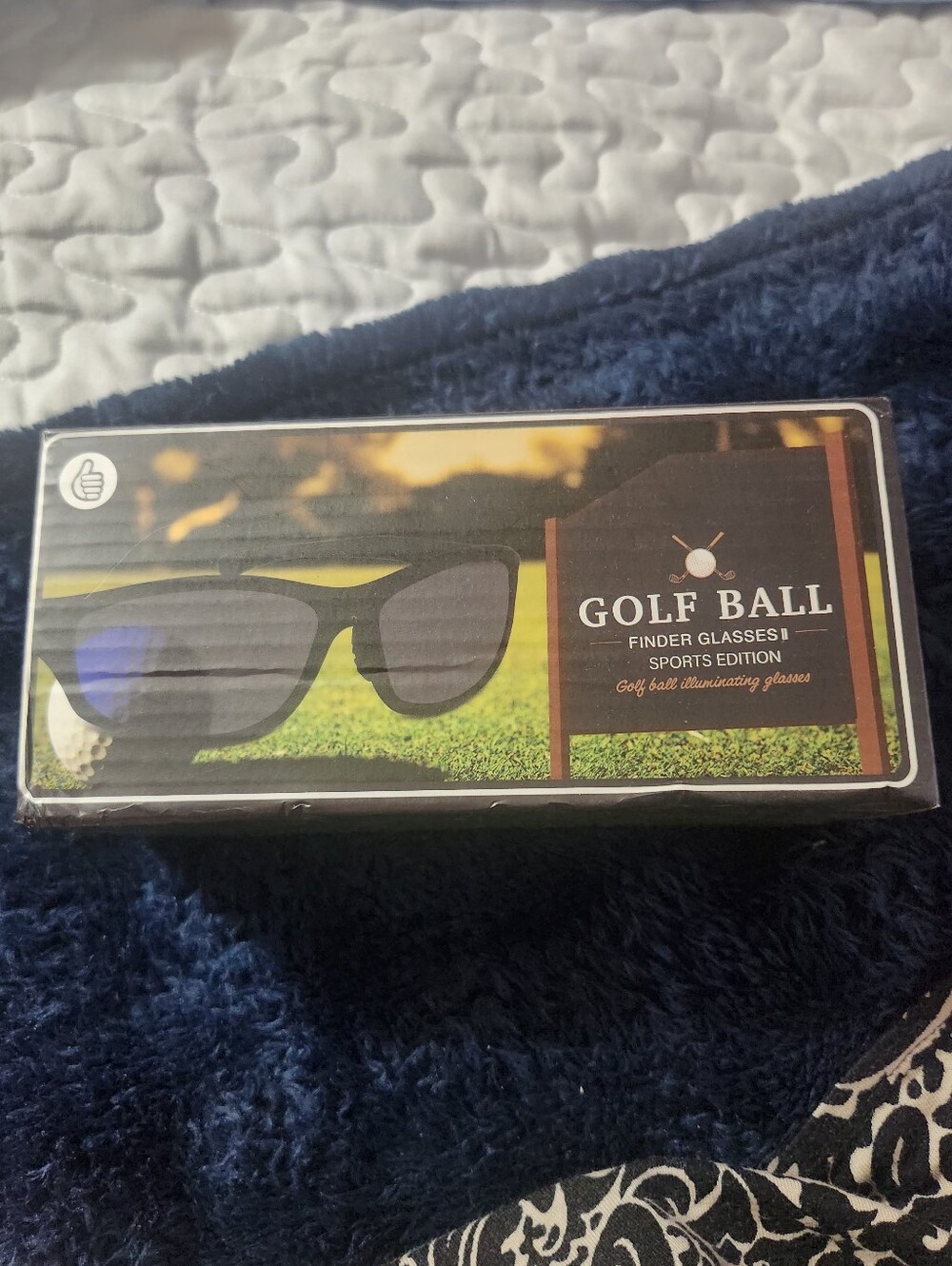 Golf Ball Finder Glasses Sports Edition - Black Frame